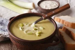 Julia Child's Recipe for Leek and Potato Soup, Two Ways