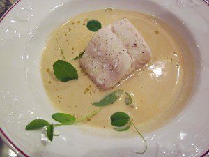 Seared Vancouver Island Sable Fish Prawn and crab bisque | TheCulinaryTravelGuide.com