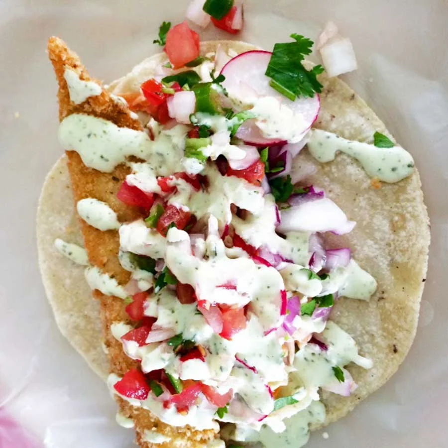 Baja Fish Taco at Asi & Asado, Cabo San Lucas