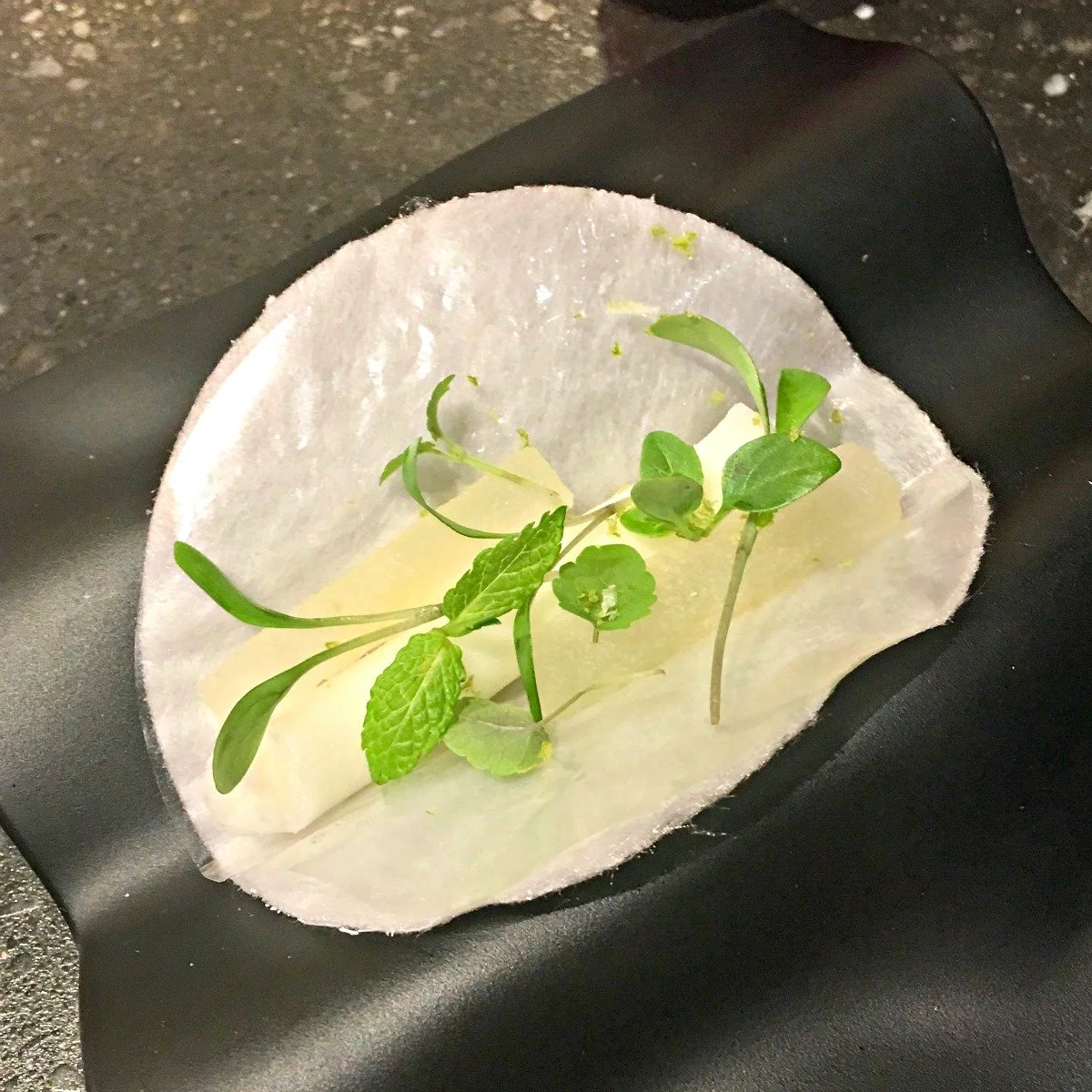 Taco de pera at Tickets Barcelona