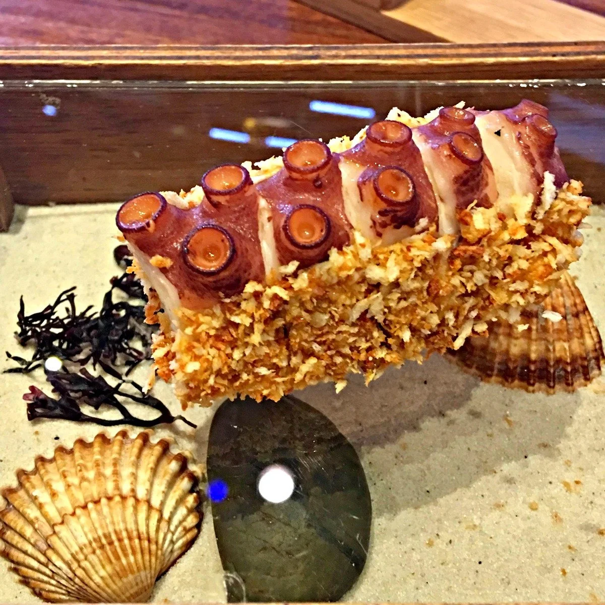Crispy Octopus at Tickets Barcelona