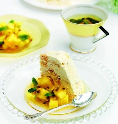 World Cuisine Recipes: Iced Ginger Meringue with tea