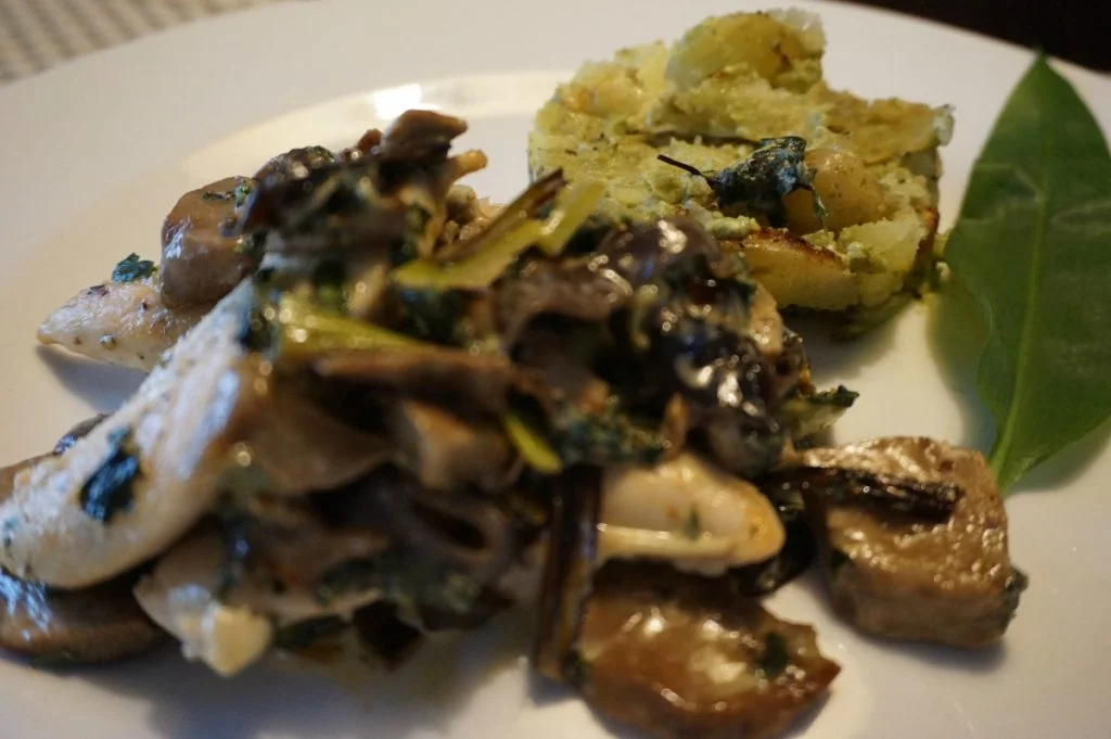 Main course served at one of Ireland's best food experiences