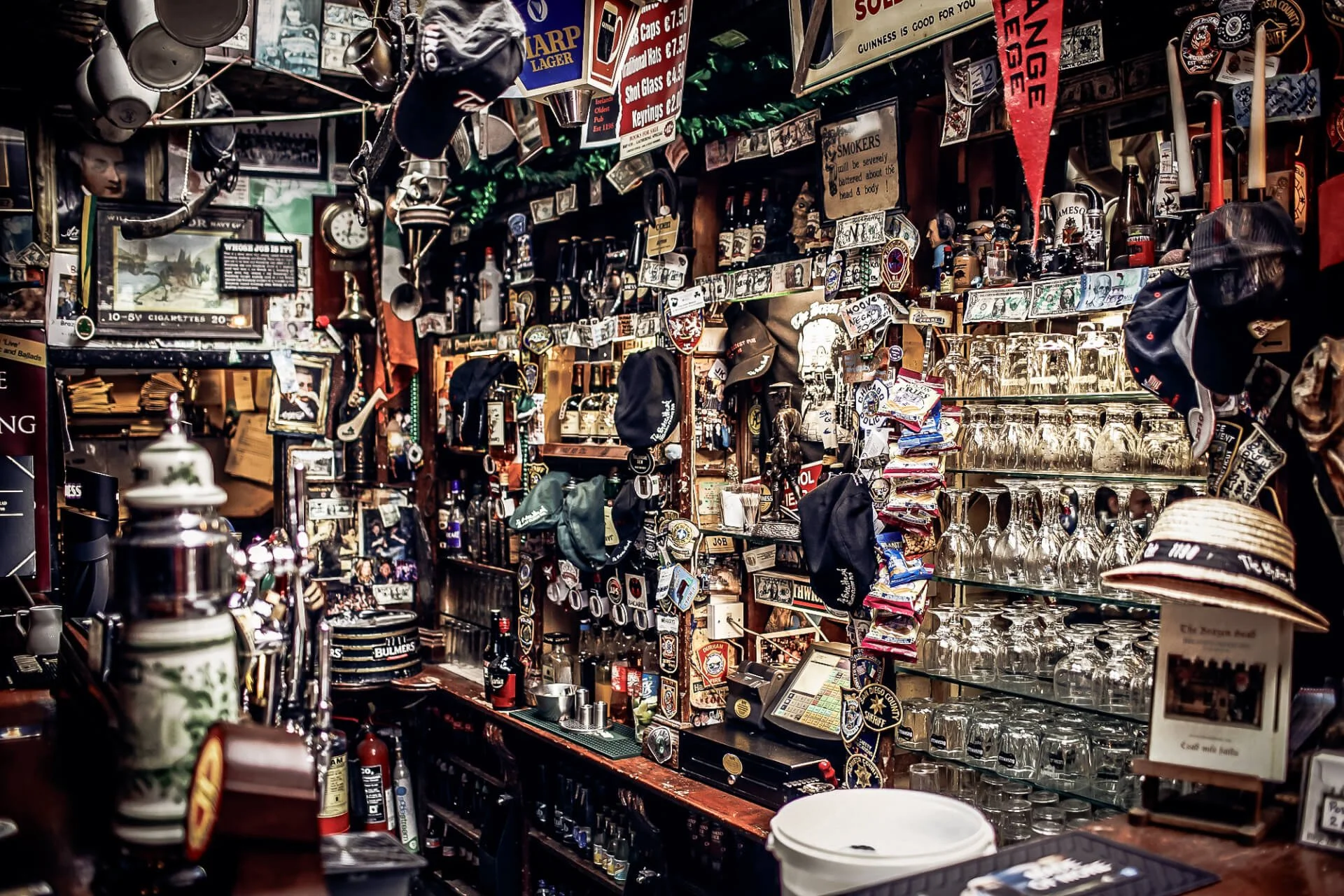 Brazen Head Pub interior