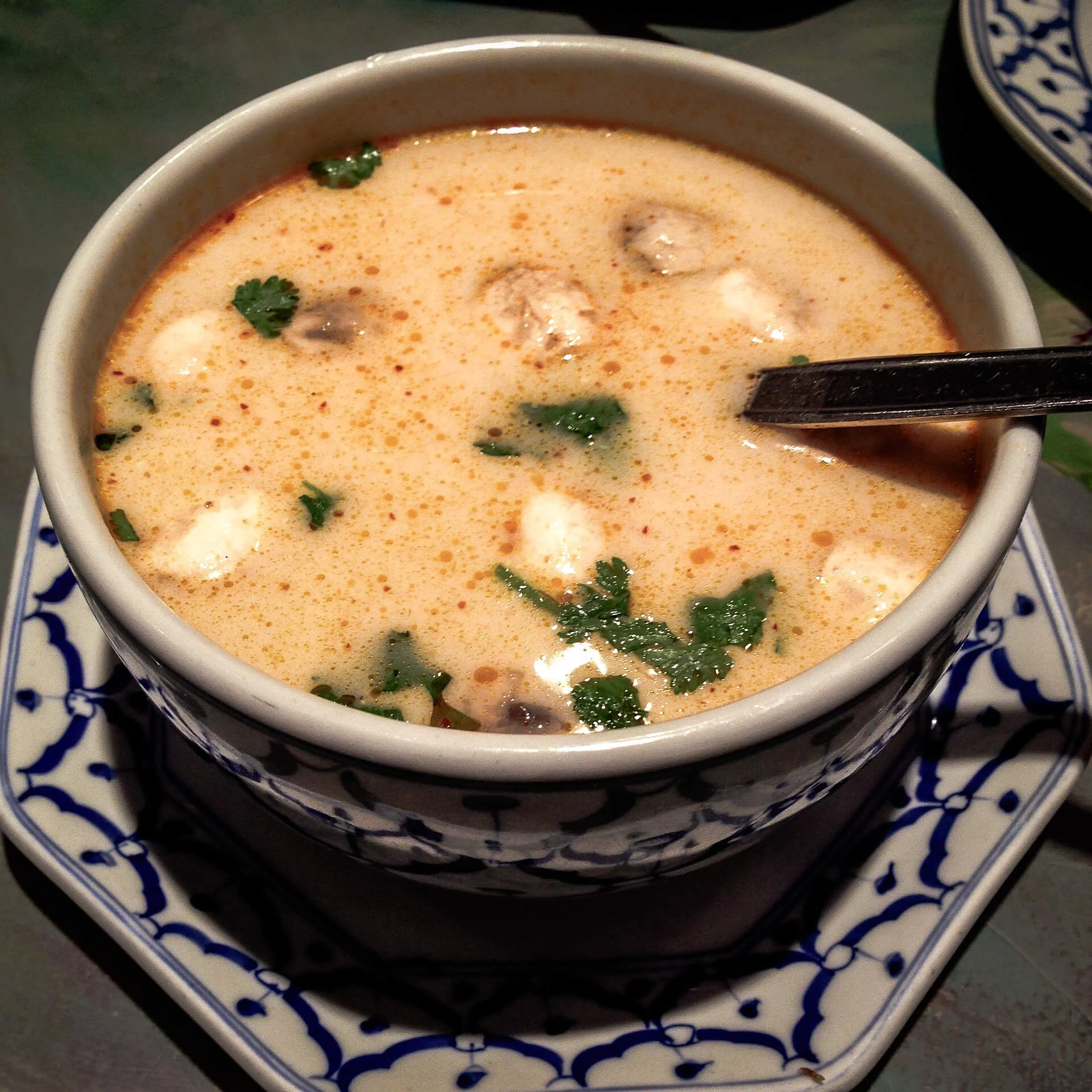 A bowl of tom yum goong