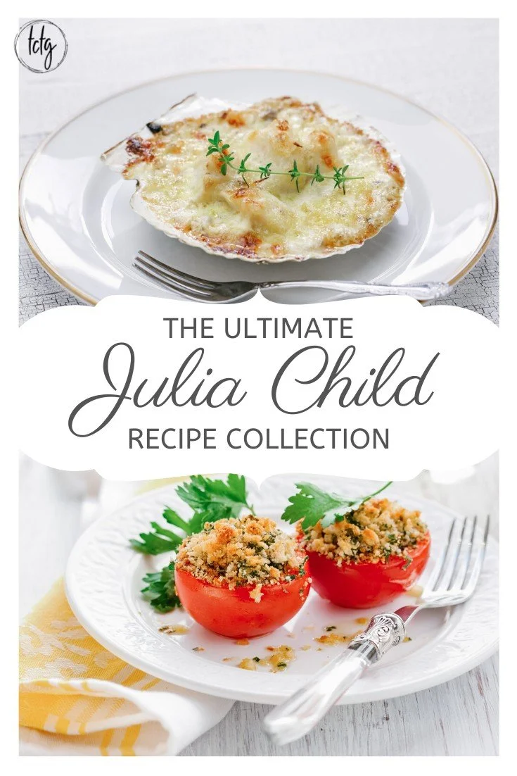 Pinterest image for Julia Child Recipe Collection